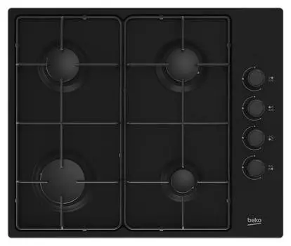 Газовая варочная поверхность Beko HIGG 64123 SB черный