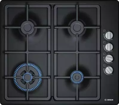Газовая варочная поверхность Bosch PBH6C6B90R черный