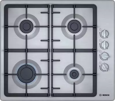 Газовая варочная поверхность Bosch PBP6C5B93R нержавеющая сталь