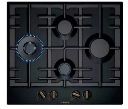 Газовая варочная поверхность Bosch PCI6B6B95R черный