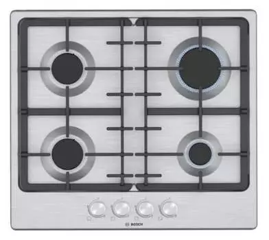 Газовая варочная поверхность Bosch PGP6B5O93R нержавеющая сталь