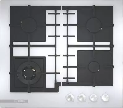 Газовая варочная поверхность Bosch PNH6B2O92R белый