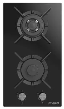 Газовая варочная поверхность Hyundai HHG 3237 BG черный