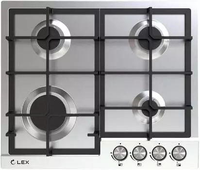Газовая варочная поверхность Lex GVS 642 IX нержавеющая сталь (chao000362)