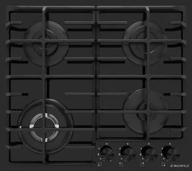 Газовая варочная поверхность Maunfeld EGHE.64.63CB2/G черный (ка-00013519)