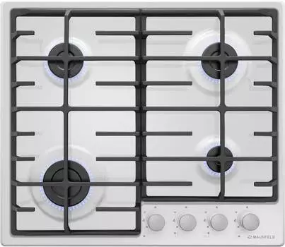 Газовая варочная поверхность Maunfeld EGHE.64.6CW/G белый (ка-00012860)