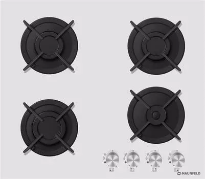 Газовая варочная поверхность Maunfeld EGHG.64.1CW/G белый (ут000008330)