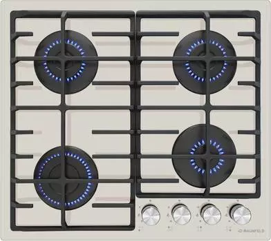 Газовая варочная поверхность Maunfeld EGHG.64.6CBG/G бежевый (ка-00013539)