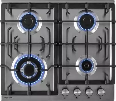 Газовая варочная поверхность Weissgauff HGG 641 XB нержавеющая сталь (429815)