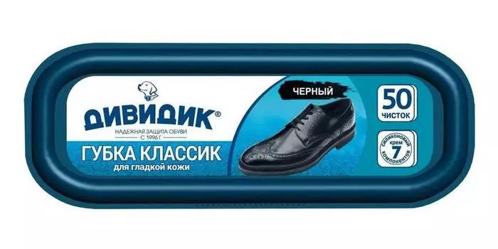 Губка для обуви Дивидик Классик черный