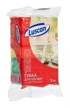 Губка Luscan, поролон (упак.:5шт) (1070940)