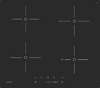 Индукционная варочная поверхность Darina PL EI313 B черный