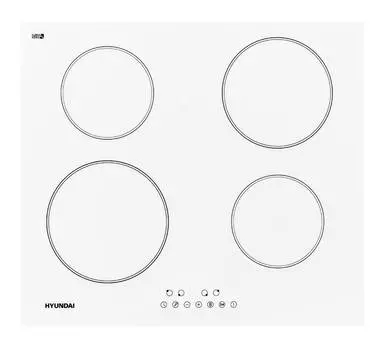 Индукционная варочная поверхность Hyundai HHI 6750 WG белый