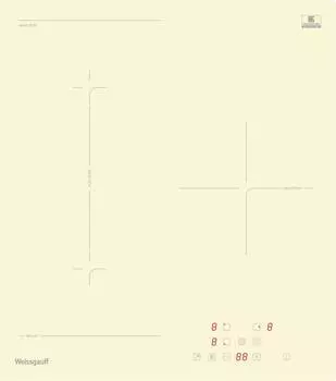 Индукционная варочная поверхность Weissgauff HI 430 GFZ бежевый (427881)