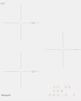 Индукционная варочная поверхность Weissgauff HI 430 W белый (426776)