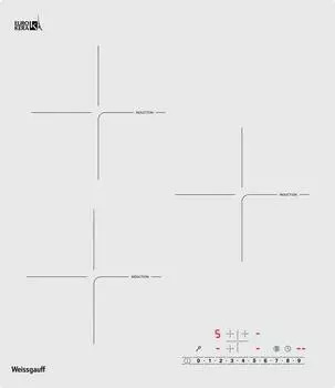 Индукционная варочная поверхность Weissgauff HI 430 WSC белый (429039)