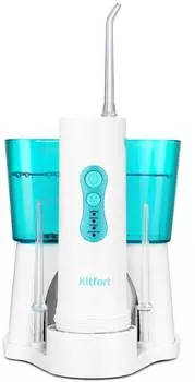 Ирригатор Kitfort КТ-2916-1 белый/бирюзовый