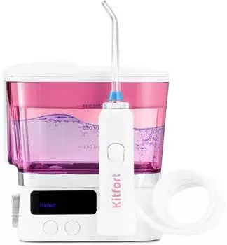 Ирригатор Kitfort КТ-2917-1 белый/розовый