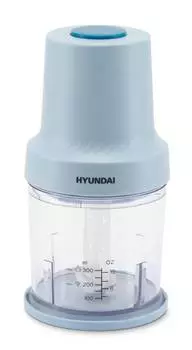 Измельчитель электрический Hyundai HYC-P3138 голубой/белый