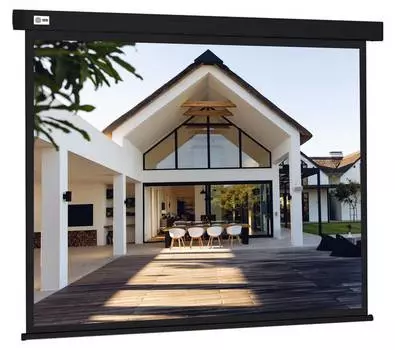 Экран рулонный Cactus Wallscreen CS-PSW-128X170-BK
