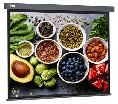 Экран рулонный Cactus Wallscreen CS-PSW-150X150-SG