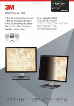 Экран защиты информации для ноутбука 17" 3M PF170C4B черный (7000022830)