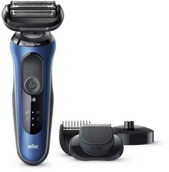 Электробритва Braun Series 6 60-B4500cs черный/синий