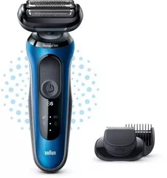 Электробритва Braun Series 6 61-B1500s синий/черный