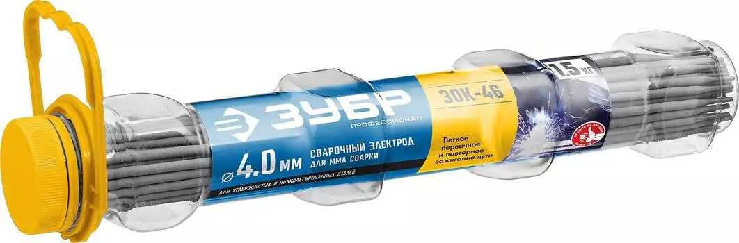 Электроды Зубр 40031-4.0 D4мм L450мм
