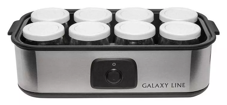 Йогуртница Galaxy Line GL 2697 серебристый/черный (гл2697л)