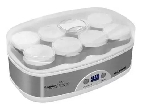 Йогуртница Redmond RYM-M5401 серебристый/белый