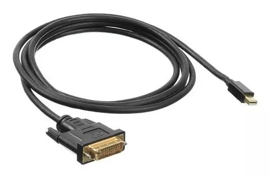 Кабель Buro 1.1v BHP MDPP-DVI-2 miniDisplayport (m)/DVI-D (Dual Link) (m), 2м.