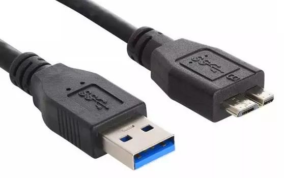 Кабель Buro MK30-AM-0.5 micro USB 3.0 B (m)/USB A(m) 0.5м.