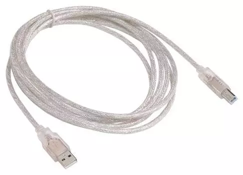 Кабель Buro USB2.0-AM/BM-3-TRANS USB A(m)/USB B(m) 3м.