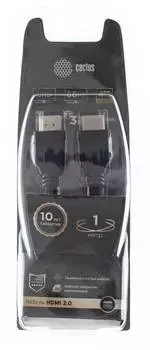 Кабель Cactus CS-HDMI.2-1 HDMI (m)/HDMI (m), ver 2.0, 1м.
