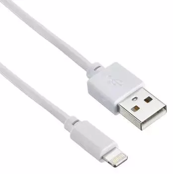 Кабель Digma USB (m)-Lightning (m) 1.2м (light-1.2m-wh)