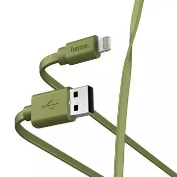 Кабель Hama USB (m)-Lightning (m) 1м (00187234)