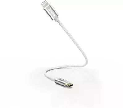 Кабель Hama USB Type-C (m)-Lightning (m) 0.2м (00187209)