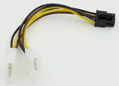Кабель Molex 8980/PCI-E 6pin 0.15м.