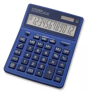 Калькулятор бухгалтерский Citizen SDC-444XRNVE темно-синий