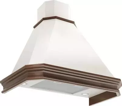 Каминная вытяжка Elikor Пергола 60П-650-П3Л бежевый/бук светло-коричневый (кв ii м-650-60-518)