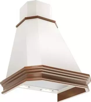 Каминная вытяжка Elikor Пергола 60П-650-П3Л бежевый/дуб коричневый (кв ii м-650-60-518)