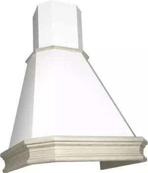 Каминная вытяжка Elikor Пергола 60П-650-П3Л бежевый/дуб неокрашенный (кв ii м-650-60-518)