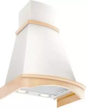 Каминная вытяжка Elikor Ротонда 50П-650-П3Л бежевый/дуб белый патина (кв ii м-650-50-336)