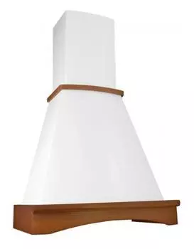 Каминная вытяжка Elikor Ротонда 60П-650-П3Л бежевый/бук/орех (кв ii м-650-60-82)