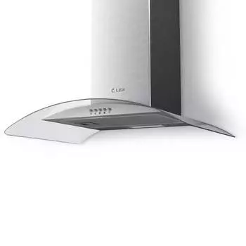 Каминная вытяжка Lex Paris N 600 IX нержавеющая сталь/стекло прозрачное (chat000039)