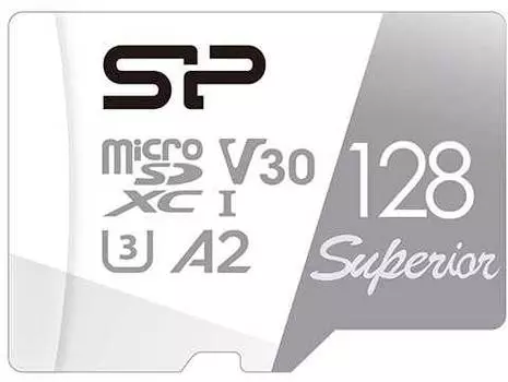 Карта памяти microSDXC 128ГБ Class10 Silicon Power Superior (sp128gbstxda2v20sp)