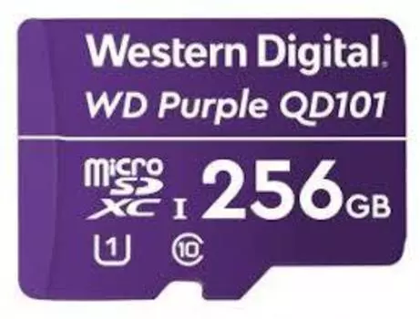 Карта памяти microSDXC 256ГБ Class10 WD Purple (wdd256g1p0c)