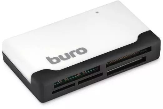 Картридер USB2.0 Buro BU-CR-2102 белый