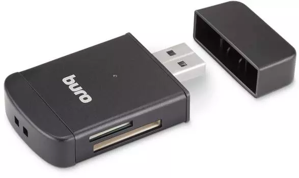 Картридер USB2.0 Buro BU-CR-3103 черный